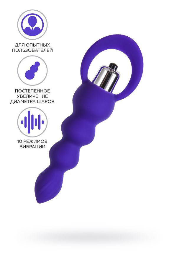 Анальная вибровтулка ToDo by Toyfa Twisty, фиолетовая