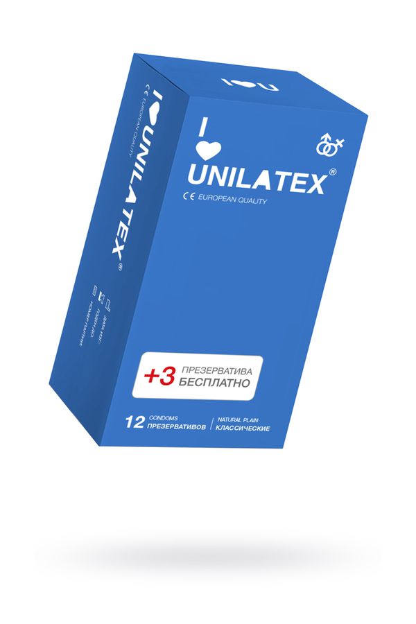 Презервативы классические «Unilatex Natural Plain», 15 шт.