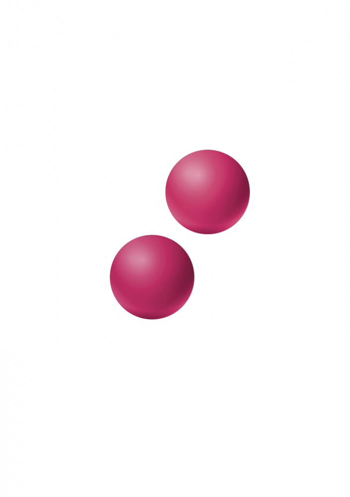 Вагинальные шарики из силикона, без сцепки розовые d- 2,4 см