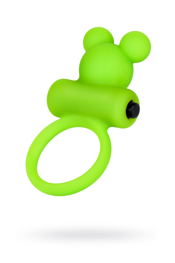 Виброкольцо из силикона, зелёное