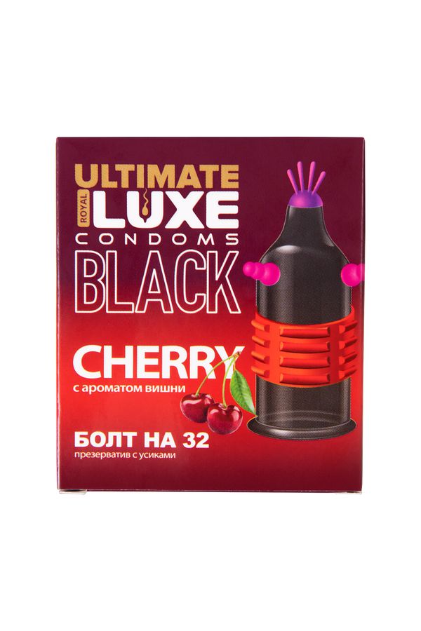 Презервативы Luxe Black Ultimate «Болт на 32»