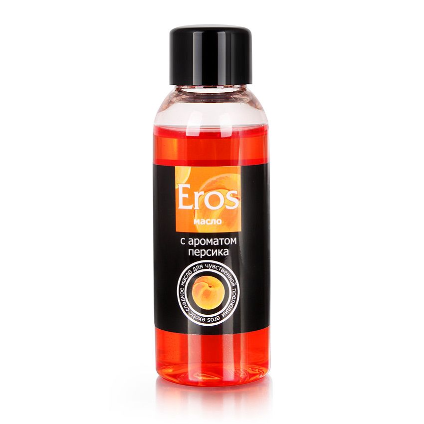 Массажное масло Eros, с ароматом персика, 50 мл