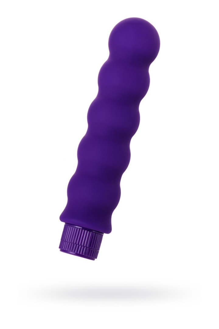 Вибратор фиолетовый, силикон, 17 см